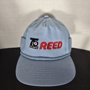 Vintage Reed Tool Company Hat Cap Blue